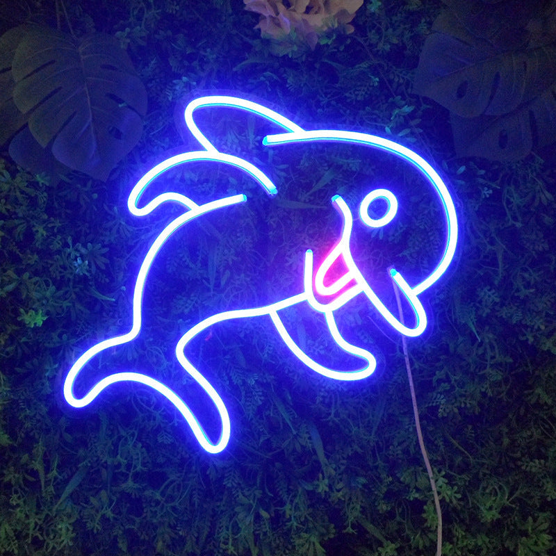 Dolphin Neon Sign